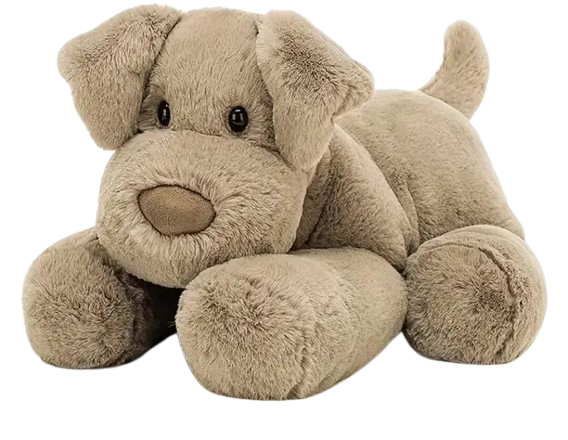 HappyChild Stuffed Plush Animal Soft Toy for Kids Birthday Gifts Baby Kids Boys And Girls - 42 cm  (Grey)