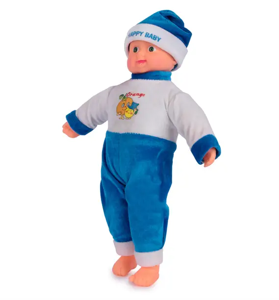 CHIKU CHERRY Laughing Baby Boy Doll Toy for kids (Multicolor)  (Blue)