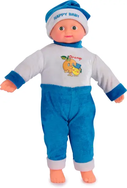 CHIKU CHERRY Laughing Baby Boy Doll Toy for kids (Multicolor)  (Blue)