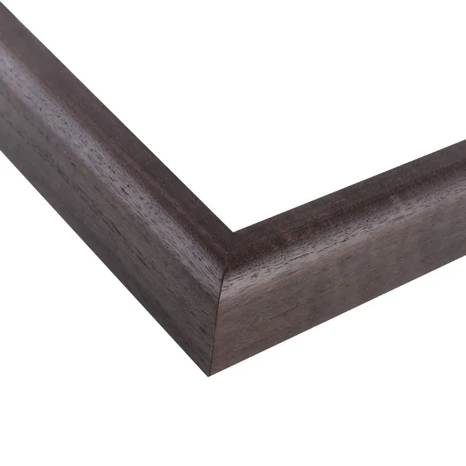 Alden Deep Curved Walnut Wood Picture Frame